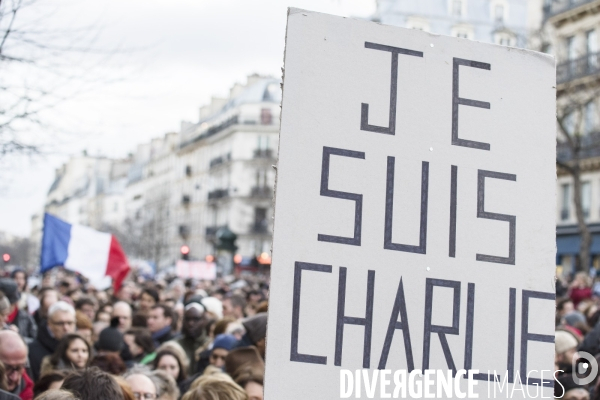 Nation - 11 janvier 2015 - Marche Charlie Hebdo