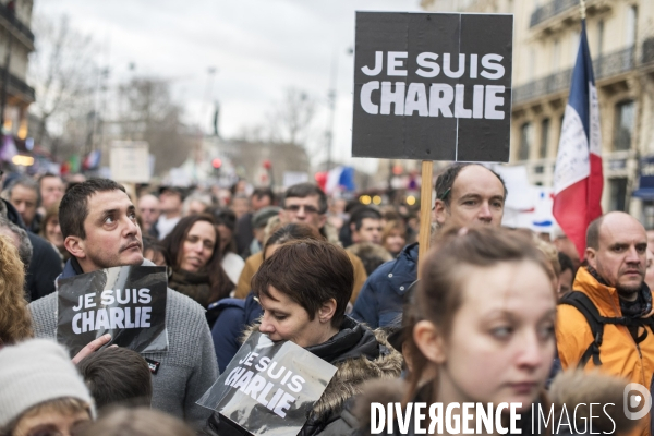 Nation - 11 janvier 2015 - Marche Charlie Hebdo