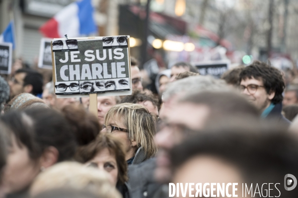 Nation - 11 janvier 2015 - Marche Charlie Hebdo