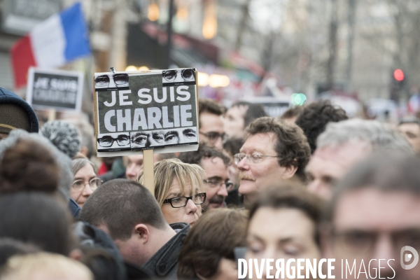 Nation - 11 janvier 2015 - Marche Charlie Hebdo