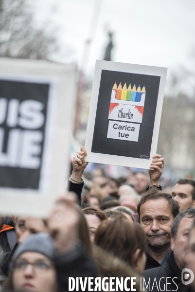 Nation - 11 janvier 2015 - Marche Charlie Hebdo