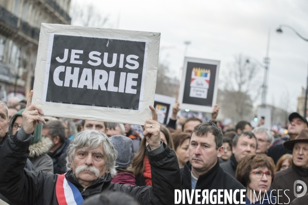 Nation - 11 janvier 2015 - Marche Charlie Hebdo