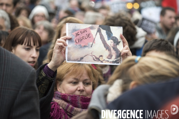 Nation - 11 janvier 2015 - Marche Charlie Hebdo