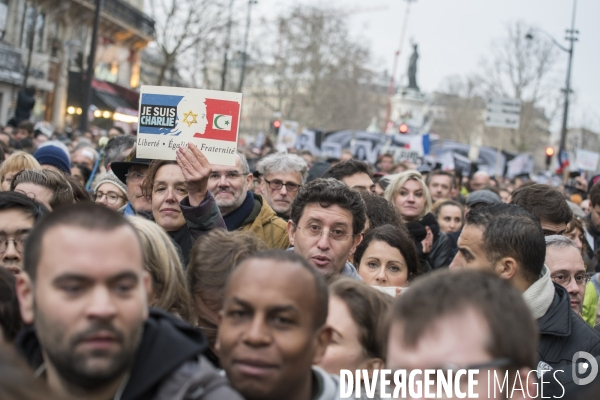 Nation - 11 janvier 2015 - Marche Charlie Hebdo