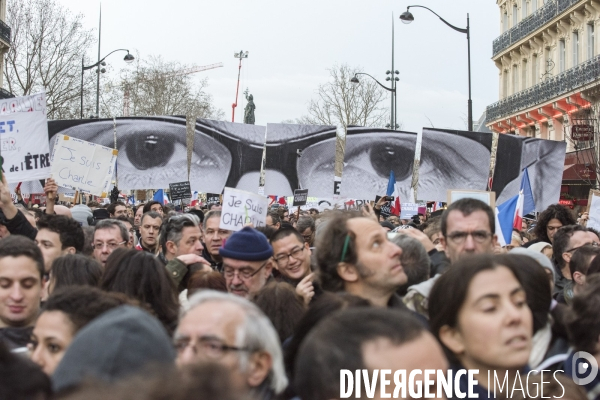 Nation - 11 janvier 2015 - Marche Charlie Hebdo