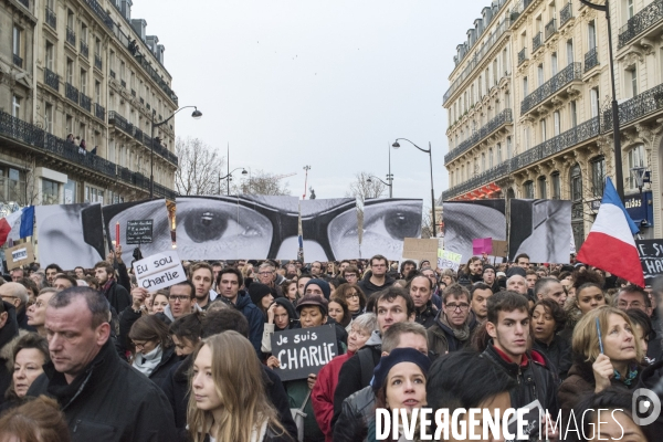 Nation - 11 janvier 2015 - Marche Charlie Hebdo