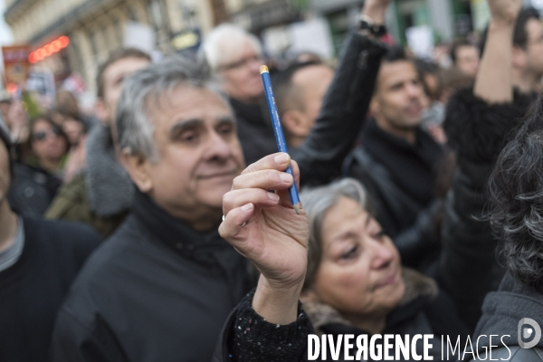 Nation - 11 janvier 2015 - Marche Charlie Hebdo