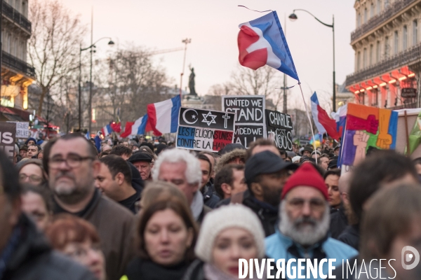 Nation - 11 janvier 2015 - Marche Charlie Hebdo