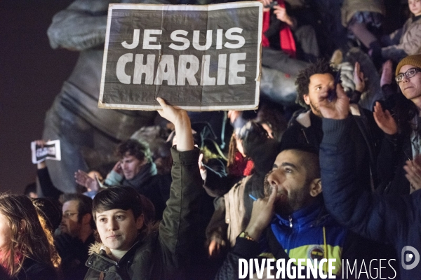 Nation - 11 janvier 2015 - Marche Charlie Hebdo