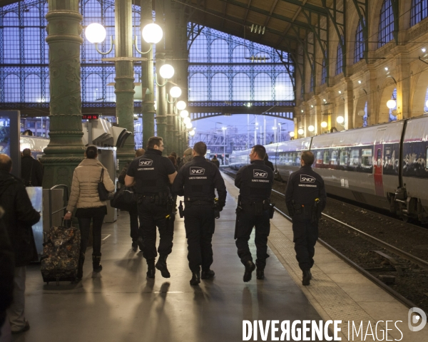 Plan Vigipirate au plus haut niveau. Gare du Nord