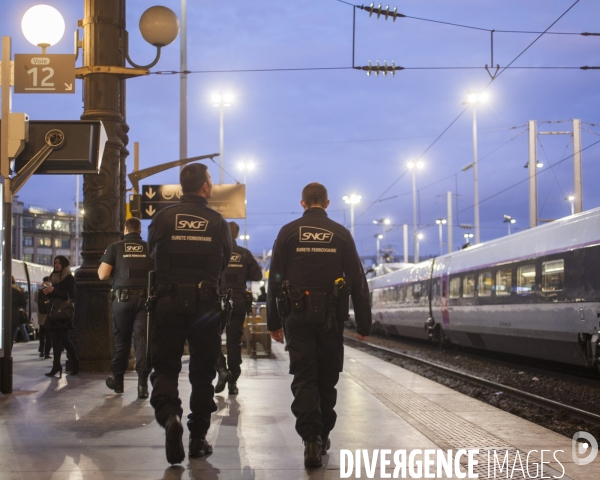 Plan Vigipirate au plus haut niveau. Gare du Nord