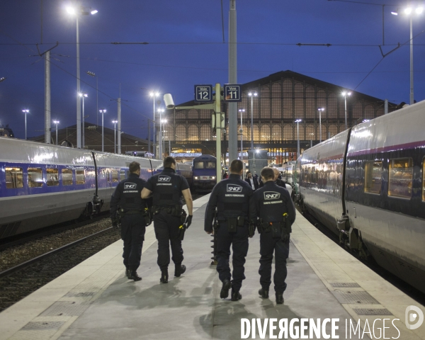 Plan Vigipirate au plus haut niveau. Gare du Nord