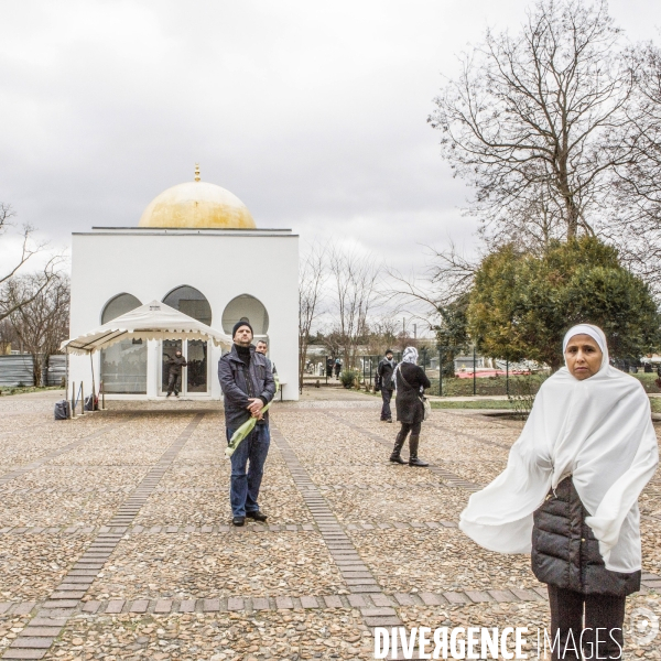 Obseques de Ahmed Merabet au cimetiere musulman de Bobigny