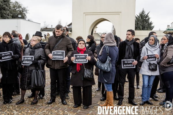 Obseques de Ahmed Merabet au cimetiere musulman de Bobigny