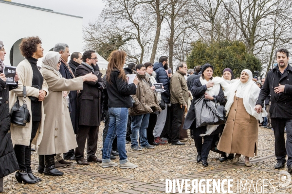 Obseques de Ahmed Merabet au cimetiere musulman de Bobigny