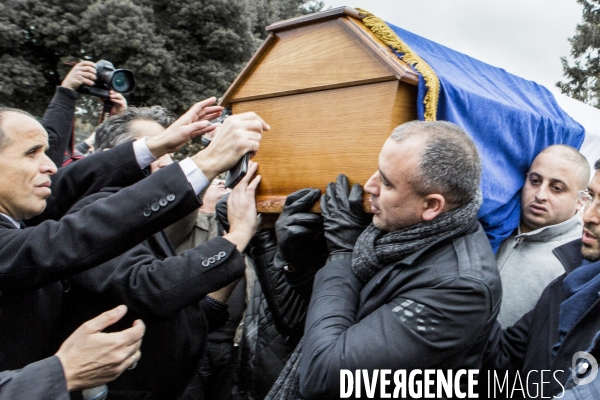 Obseques de Ahmed Merabet au cimetiere musulman de Bobigny