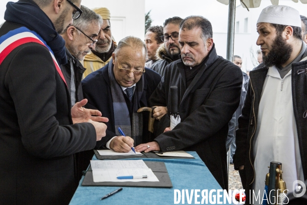 Obseques de Ahmed Merabet au cimetiere musulman de Bobigny