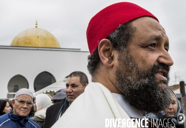 Obseques de Ahmed Merabet au cimetiere musulman de Bobigny