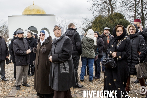 Obseques de Ahmed Merabet au cimetiere musulman de Bobigny