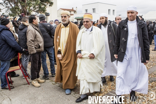 Obseques de Ahmed Merabet au cimetiere musulman de Bobigny