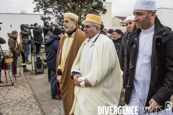 Obseques de Ahmed Merabet au cimetiere musulman de Bobigny