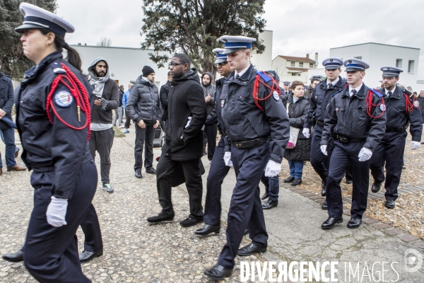 Obseques de Ahmed Merabet au cimetiere musulman de Bobigny