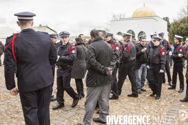 Obseques de Ahmed Merabet au cimetiere musulman de Bobigny