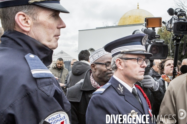 Obseques de Ahmed Merabet au cimetiere musulman de Bobigny