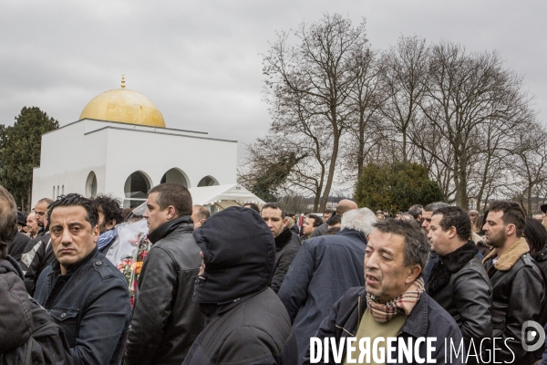 Obseques de Ahmed Merabet au cimetiere musulman de Bobigny