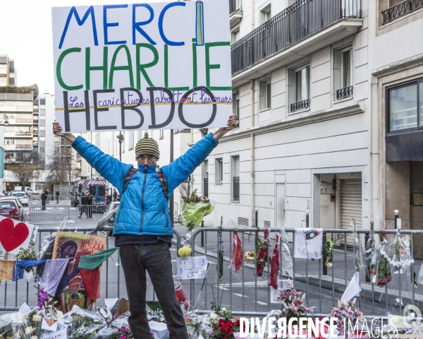 Je suis Charlie, Paris, J+7