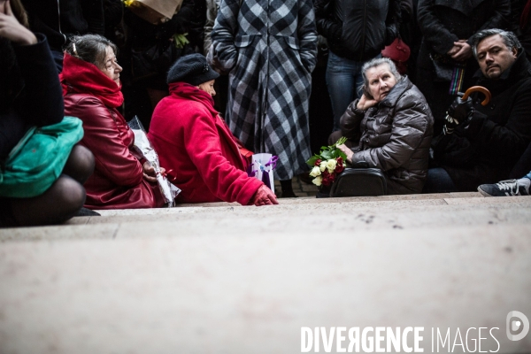 Cérémonie en mémoire de Bernard Verlhac dit Tignous