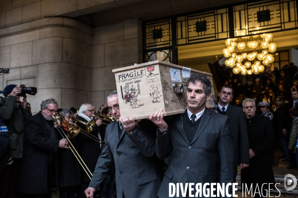 Cérémonie en mémoire de Bernard Verlhac dit Tignous