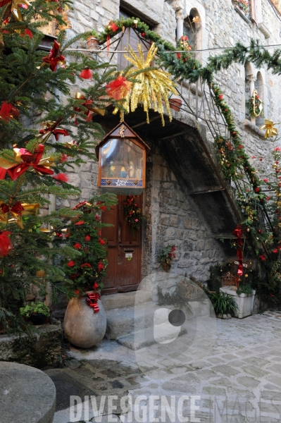 Le Circuit des crèches de Noel à Luceram