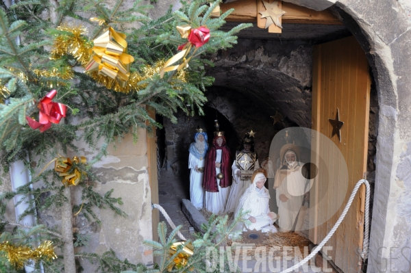 Le Circuit des crèches de Noel à Luceram