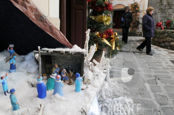 Le Circuit des crèches de Noel à Luceram