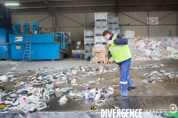 Usine de recyclage du groupe Paprec