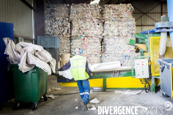 Usine de recyclage du groupe Paprec
