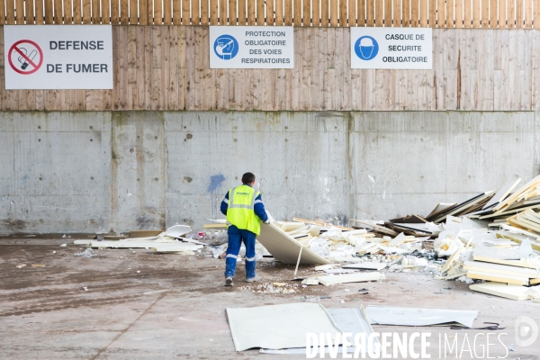 Usine de recyclage du groupe Paprec