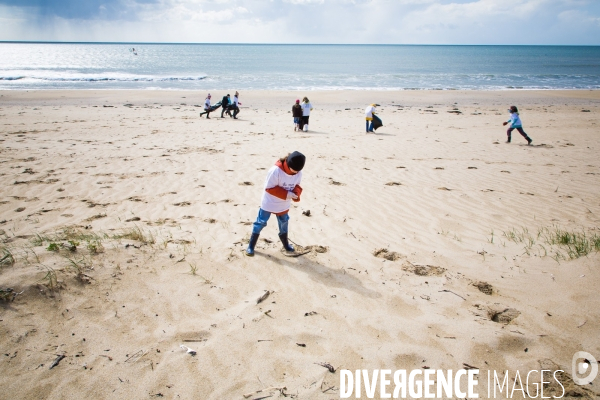 Opération de nettoyage des plages en Bretagne