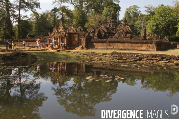 Temple banteay srei/angkor/cambodge