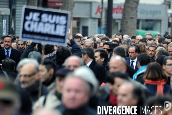 MARCHE REPUBLICAINE  Plus d une cinquantaine de chefs d Etat ont défilé à Paris, contre le terrorisme et en soutien aux victimes des attentats commis à Paris