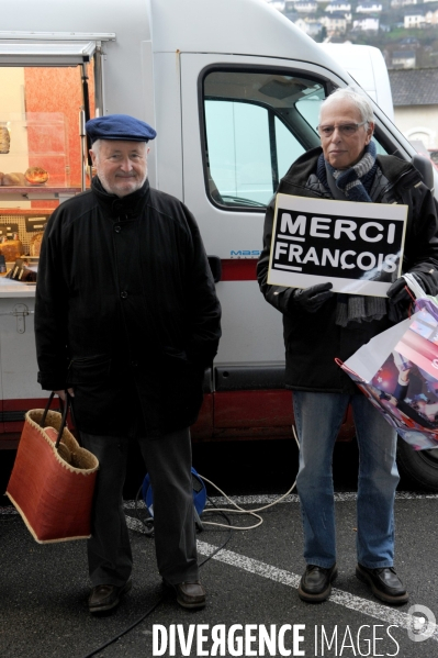 Farnçois Hollande à Tulle pour ses voeux aux corrèziens