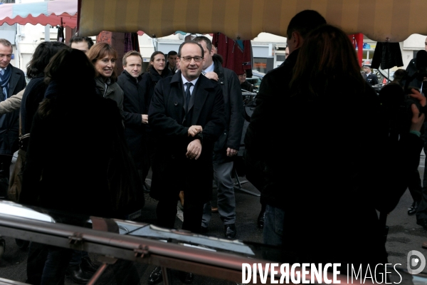 Farnçois Hollande à Tulle pour ses voeux aux corrèziens