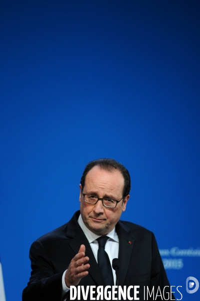 Farnçois Hollande à Tulle pour ses voeux aux corrèziens