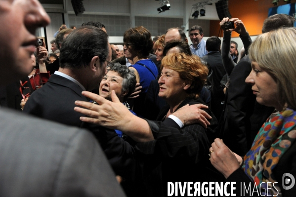 Farnçois Hollande à Tulle pour ses voeux aux corrèziens