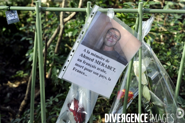 Ahmed MERABET policier assassiné dans l attentat contre Charlie-Hebdo