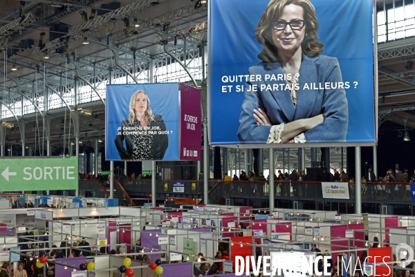 Salon du travail et de la mobilite professionnelle.Quitter Paris