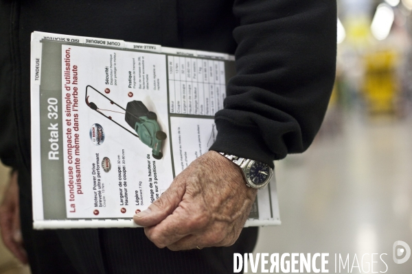 Jean Lesage, retraité au travail