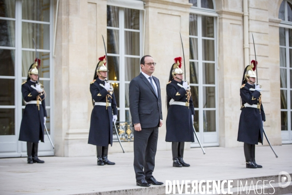 Elysée, 16 janvier 2015