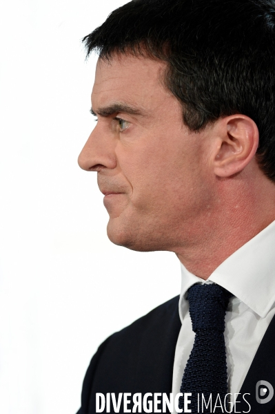 Conference de presse de Manuel Valls